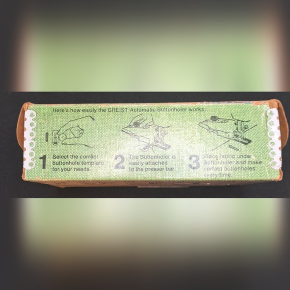 Vintage Greist The Buttonholer Automatic #6 Stitch - Picture 6 of 8